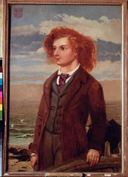 Porträt von Algernon Charles Swinburne